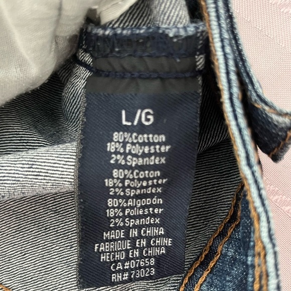 Seductions DENIM cropped Jean Jacket. Streetwear Gold decorative studs. Medium - Picture 8 of 14